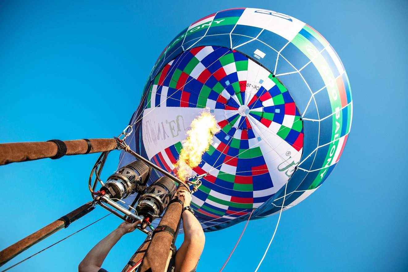 propan do horkovzdušných balónů